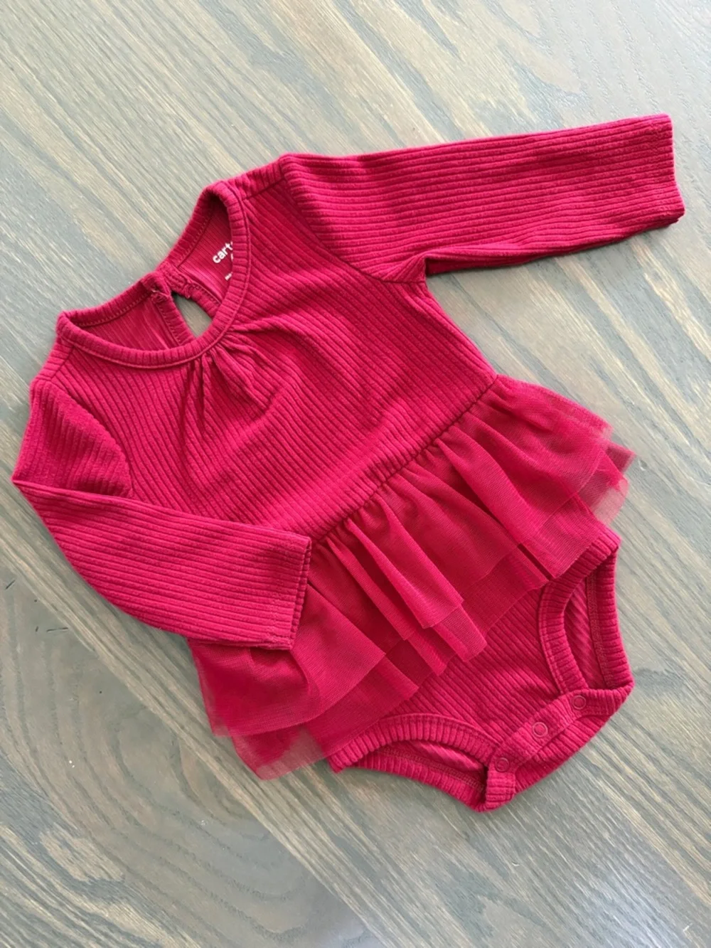 Carter's 2-pc. Peplum Tulle Bodysuit & Pant Set | 6M